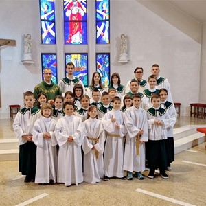 Primanje u službu novih ministranata u Župi Krista Kralja u Domaslovcu